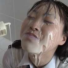 usamilk japanese cosplay: Messy Play of Japanese Cute Cosplay Girl: Ichigo 04