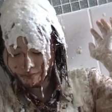 usamilk japanese cosplay: Messy Play of Japanese Cute Cosplay Girl: Ichigo 04