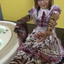 usamilk japanese cosplay: Messy Play of Japanese Cute Cosplay Girl: Tsukimi 02