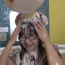 usamilk japanese cosplay: Messy Play of Japanese Cute Cosplay Girl: Tsukimi 02