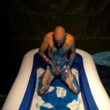 Dawamman: Naked Blue Slimed Male