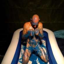 Dawamman: Naked Blue Slimed Male
