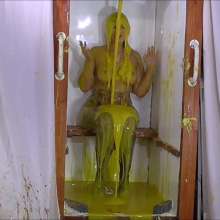 RevSlymsford: Nikki's Sexy Messy 'Happy Birthday' Striptease Treat.