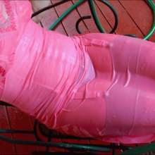 MadelineOasis: Authentic 1950's Pink Slip and Bullet Bra Soaked
