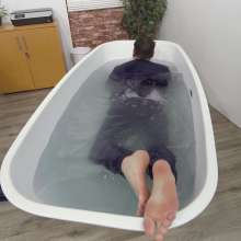 WamtasticUK: Hot Working in the Office Al Wet Bath in Smart Suit