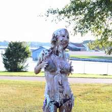 FunFilled Photography: Sara's Wet and Messy Afternoon with Her Friend!