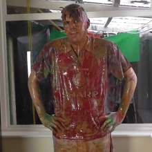 LiquidX: The Human Carwash: Footballer Gunged