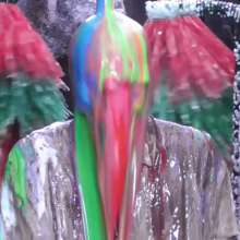 LiquidX: The Human Carwash: Footballer Gunged