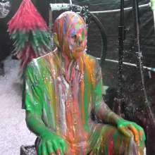 LiquidX: The Human Carwash: Footballer Gunged