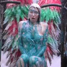 LiquidX: The Human Carwash: Tamara in Lingerie