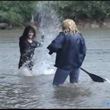 wamtec: Wet Jeans Girls--Angel and Sandi
