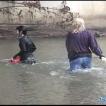 wamtec: Wet Jeans Girls--Angel and Sandi