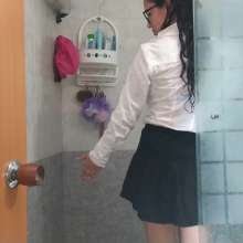 Nataly Loveu: Wetlook in Business Suit
