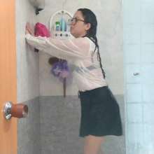 Nataly Loveu: Wetlook in Business Suit