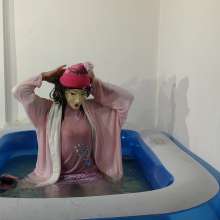 Wetlook Doll: Wet Pink Pajama + Robe