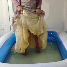 Wetlook Doll: Wet Quinceanera Dress