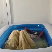 Wetlook Doll: Wet Quinceanera Dress