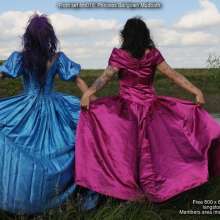 DungeonMasterOne: Formal Princess Ballgown Mudbath!  With Isabeau and Lady Jennifer
