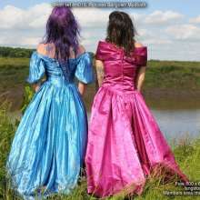 DungeonMasterOne: Formal Princess Ballgown Mudbath!  With Isabeau and Lady Jennifer