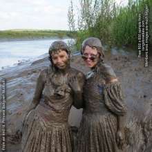 DungeonMasterOne: Formal Princess Ballgown Mudbath!  With Isabeau and Lady Jennifer