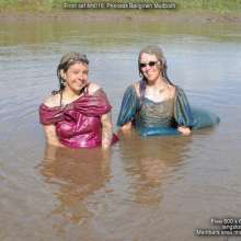 DungeonMasterOne: Formal Princess Ballgown Mudbath!  With Isabeau and Lady Jennifer