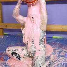 Darla DeVour: Creamy Gunge and Hitachi in My Crotchless PVC Jumper (Pt 2)