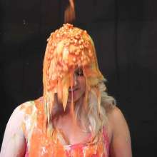 RevSlymsford: Emma Gets Gunged By Messy Jessie (Gunge / Pies / Custard ++)