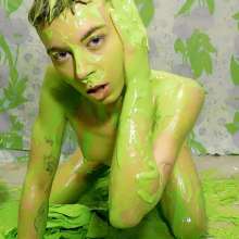 RevSlymsford: Kaydens Destroys Her Clothes + Shoes In Green Slime + Wanks