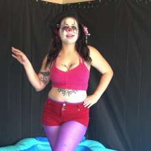 Larzstord: Messy Clown Girls--Carnie and Larz