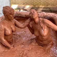 Messygirl: New Messygirl Download: Backyard Mud Wrestling Girls