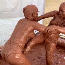 Messygirl: New Messygirl Download: Backyard Mud Wrestling Girls