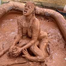 Messygirl: New Messygirl Download: Backyard Mud Wrestling Girls
