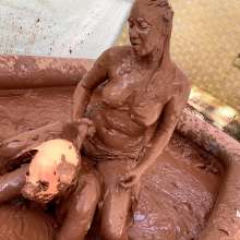 Messygirl: New Messygirl Download: Backyard Mud Wrestling Girls