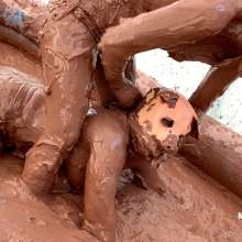 Messygirl: New Messygirl Download: Backyard Mud Wrestling Girls