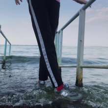 Wet Live Team: Nastya Destroyed Wet Clothes and Was without a Bra in Public