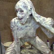 Jayce: Paint Yourself With Me in Mayo-So Gross-Feels so Good!