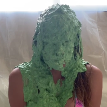 Slimed Models: Vivi Gets Slimed With Nasty Green Fish Slop