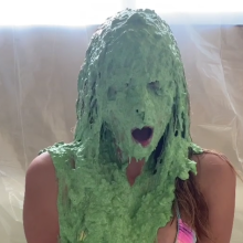 Slimed Models: Vivi Gets Slimed With Nasty Green Fish Slop