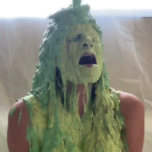 Slimed Models: Vivi Gets Slimed With Nasty Green Fish Slop