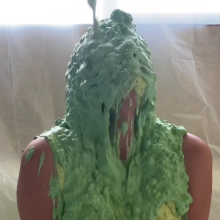 Slimed Models: Vivi Gets Slimed With Nasty Green Fish Slop