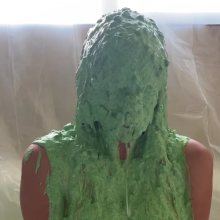 Slimed Models: Vivi Gets Slimed With Nasty Green Fish Slop