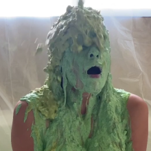 Slimed Models: Vivi Gets Slimed With Nasty Green Fish Slop