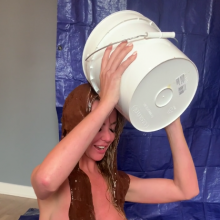 Slimed Models: Haley Covers Herself in Chocolate Nude