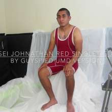 GungeJacob: Sensei Johnathan Red Wrestling Singlet Mess