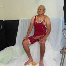 GungeJacob: Sensei Johnathan Red Wrestling Singlet Mess
