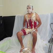 GungeJacob: Sensei Johnathan Red Wrestling Singlet Mess