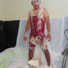 GungeJacob: Sensei Johnathan Red Wrestling Singlet Mess