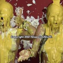 SlapstickStuff: Jasmine Returns As A Messy (& Topless) Maid!