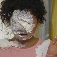 Alumi: 3 cute Japanese girls trying not to get pied... spoiler: they get pied.