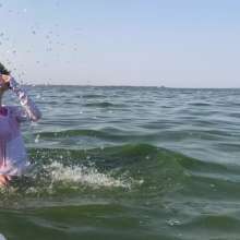 Wet Live Team: Totally Wet Nastya Plays with a Bouncy Ball!